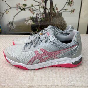 Asics Womens FlyteFoam Running Shoes Size 9 Gray & Pink